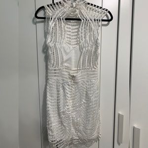 White lace dress